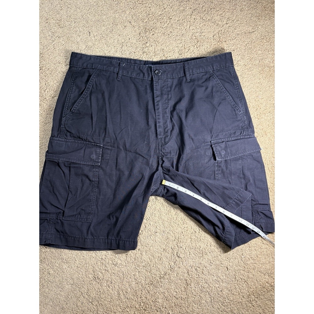 Levis Cargo Shorts Men W38 Black Ripstop Hi-Rise Utility Casual - Picture 7 of 9
